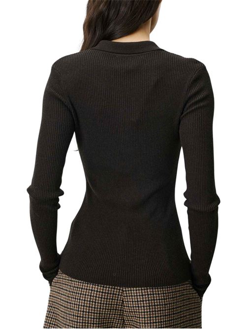 Polo in filo a costine Grace & Mila | FW2617015CHOC